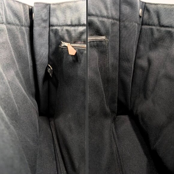 Hermès Black Cotton Canvas Fourre Tout MM Casual Snap Tote Bag Made in France - Picture 8 of 11